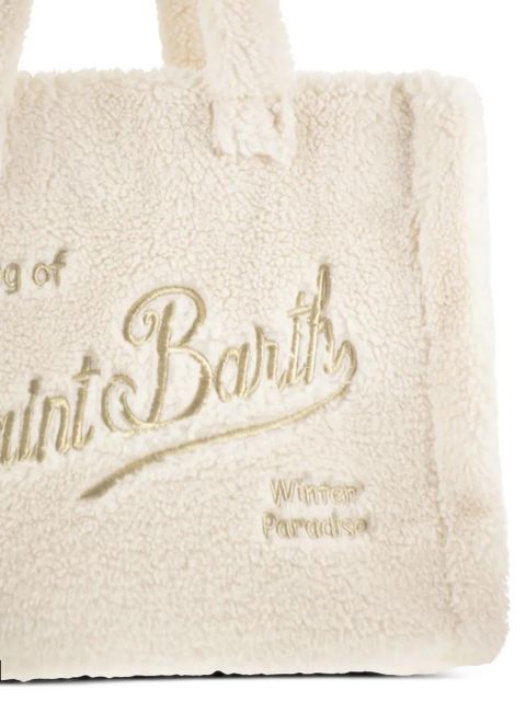 MC2 Saint Barth Vanity Teddy sherpa tote bag - White - zdjęcie produktu nr 2