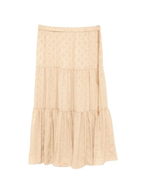 Michael Kors monogram maxi skirt - Neutrals - zdjęcie produktu nr 1