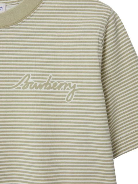 Burberry Striped T-shirt - Neutrals - zdjęcie produktu nr 2