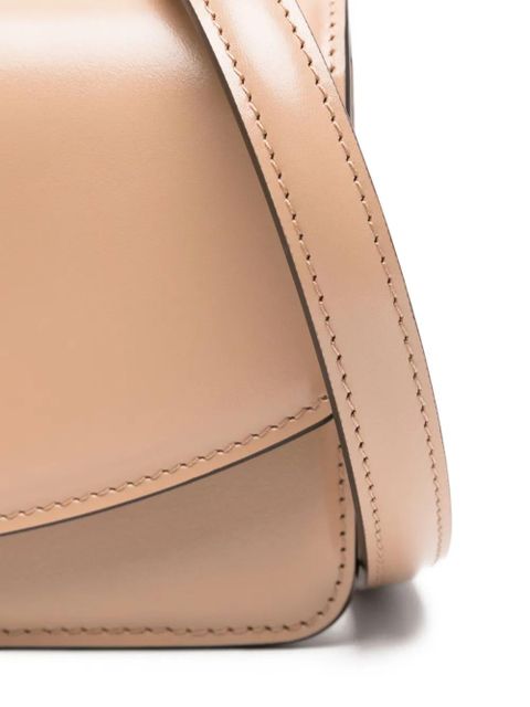 Valentino Garavani VLogo-signature leather shoulder bag - Neutrals