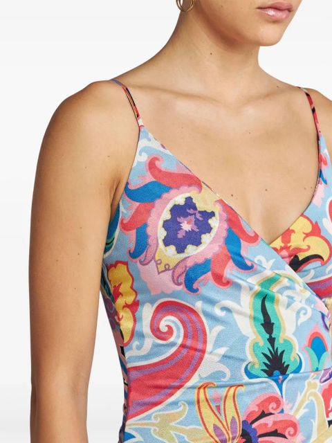 ETRO long floral-print dress - Blue - zdjęcie produktu nr 2