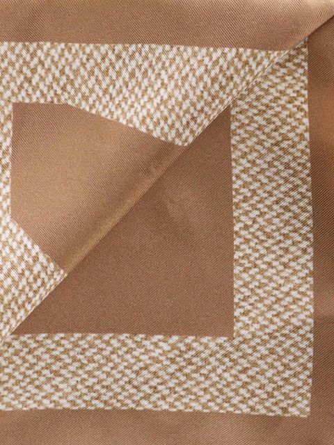 Ferragamo patterned scarf - Neutrals - zdjęcie produktu nr 2