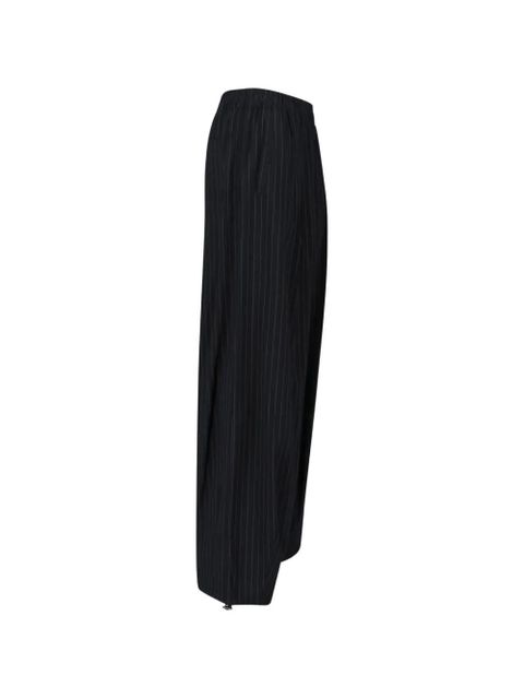 The Frankie Shop Oakdale pinstriped track pants - Black