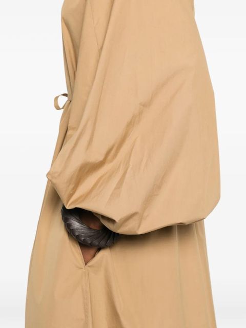 LouLou de Saison belted button-fastening midi dress - Neutrals