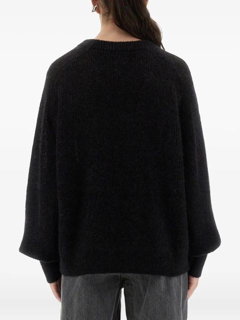 ROTATE BIRGER CHRISTENSEN logo-detail sweater - Black