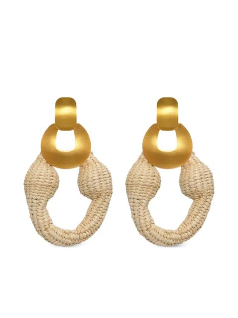 Johanna Ortiz Gods Goddesses woven earrings - Gold - zdjęcie produktu nr 1