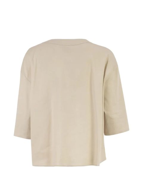Max Mara notch neck top - Neutrals - zdjęcie produktu nr 2