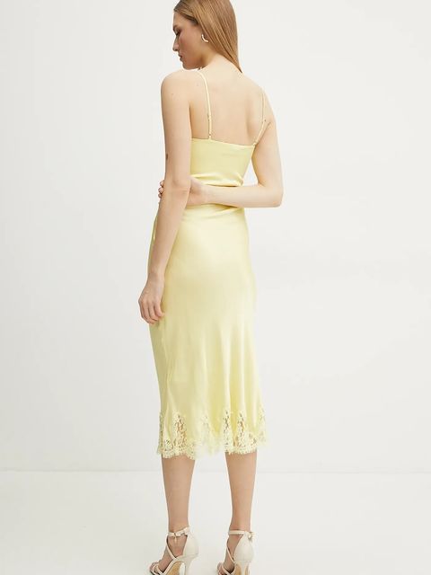 ERMANNO Firenze sukienka kolor żółty maxi rozkloszowana 56TQ057EL1 - zdjęcie produktu nr 2