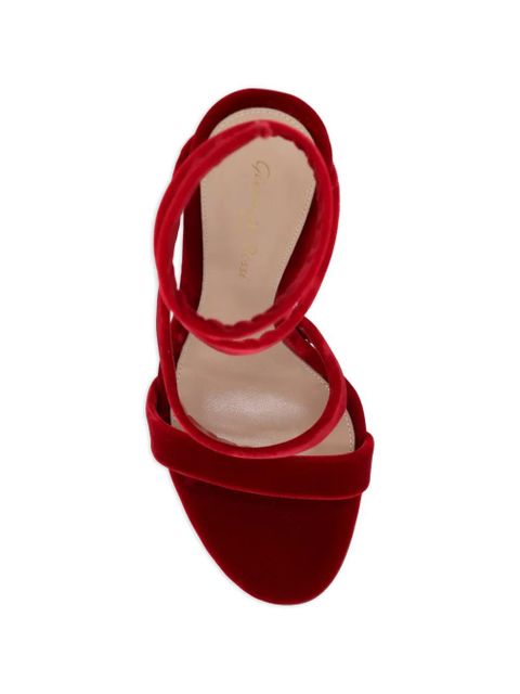 Gianvito Rossi Opera spiral-strap sandals - Red