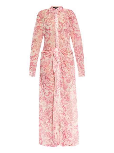 Versace Barocco-print maxi dress - Pink - zdjęcie produktu nr 1