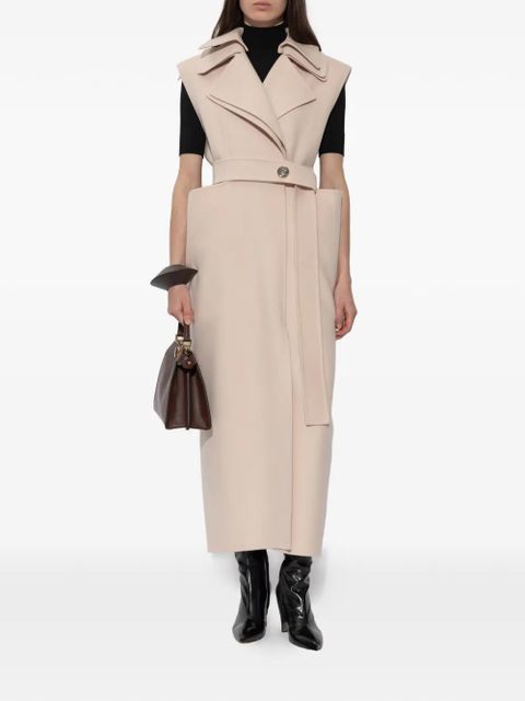 Sportmax Spsbosso belted sleeveless coat - Neutrals - zdjęcie produktu nr 2
