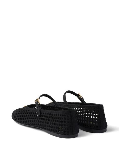 Prada woven ballet flats - Black