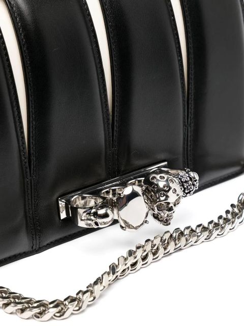 Alexander McQueen Slash studded chain-link bag - Black
