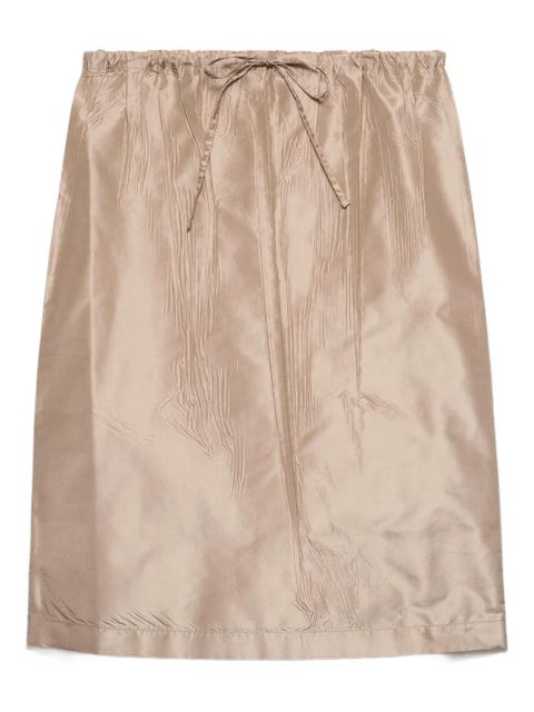 Prada drawstring midi pencil skirt - Neutrals - zdjęcie produktu nr 1