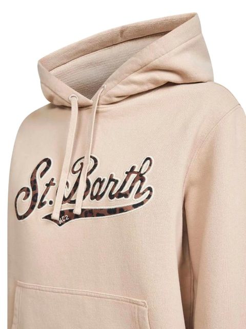 MC2 Saint Barth drawstring kangaroo-pocket hoodie - Neutrals - zdjęcie produktu nr 2