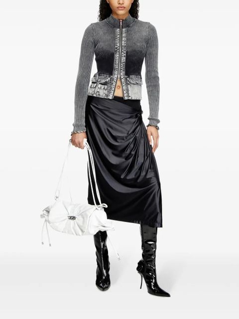 Diesel O-Silv midi skirt - Black - zdjęcie produktu nr 2