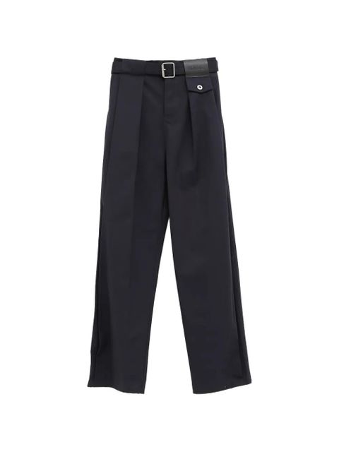 LOEWE belted trousers - Blue - zdjęcie produktu nr 1