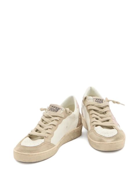 Golden Goose Ball Star suede-insert sneakers - Neutrals