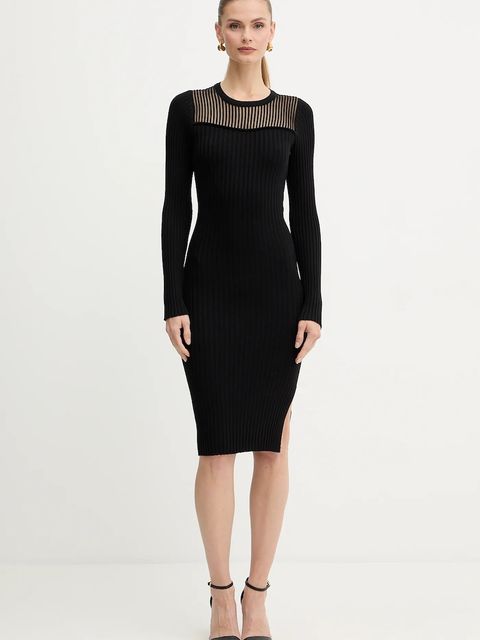 Morgan sukienka kolor czarny mini dopasowana RMAN