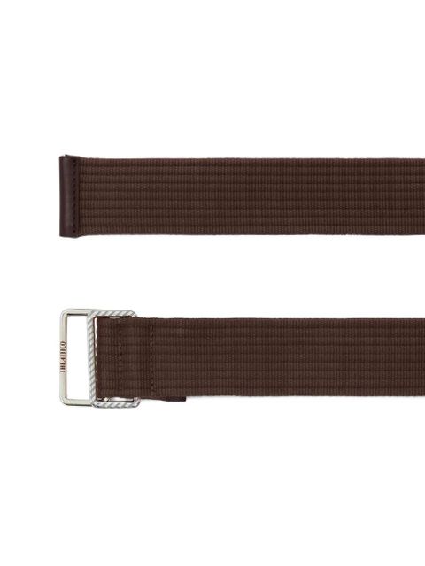 The Attico striped ribbon belt - Brown - zdjęcie produktu nr 2