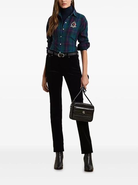 Lauren Ralph Lauren check-print shirt - Blue - zdjęcie produktu nr 2