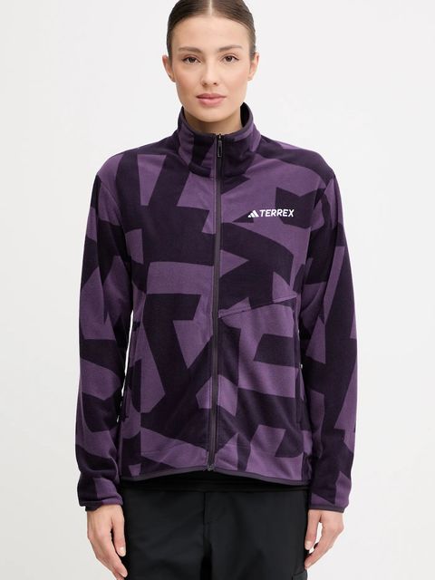 adidas TERREX bluza outdoorowa Multi damska kolor fioletowy wzorzysta JN0996 - zdjęcie produktu nr 1