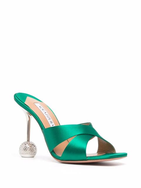 Aquazzura 95mm Yes Darling sandals - Green - zdjęcie produktu nr 2