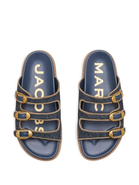 Marc Jacobs The Kiki buckle-detail sandals - Blue
