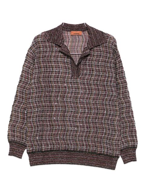 Missoni V-neck sweater - Brown