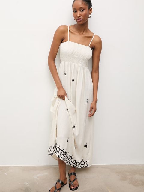 Answear.LAB sukienka z lnem