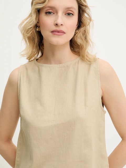 Answear.LAB bluzka i szorty lniane