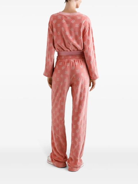 Dolce & Gabbana DNA logo-jacquard track pants - Pink