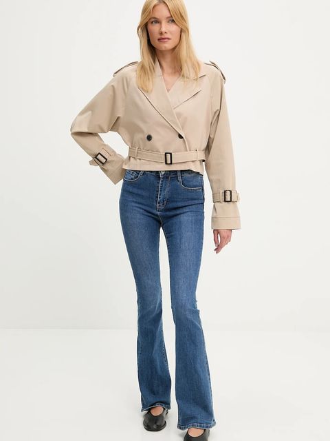 Answear.LAB kurtka damski kolor beżowy