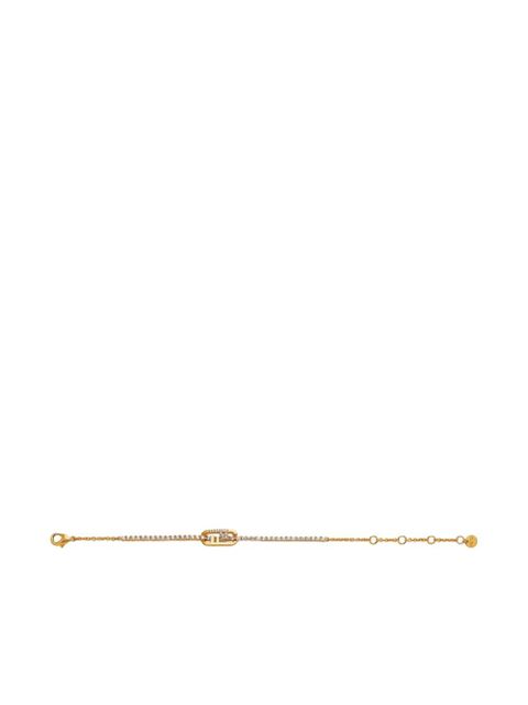 FENDI O'Lock-motif crystal bracelet - Gold - zdjęcie produktu nr 2