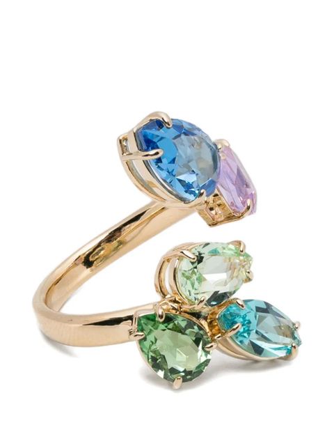 Swarovski multicolour cuts ring - Gold - zdjęcie produktu nr 1