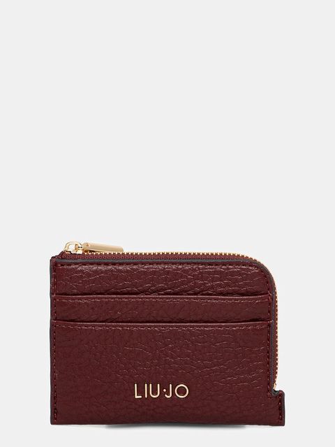 Liu Jo etui na karty kolor bordowy AF5173.E0027 - zdjęcie produktu nr 1