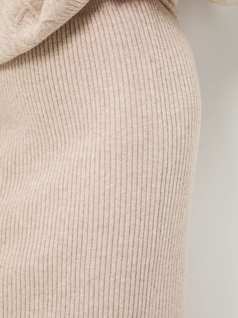 Medicine spódnica kolor beżowy maxi prosta