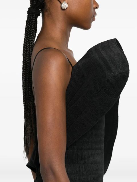 Magda Butrym one-shoulder dress - Black