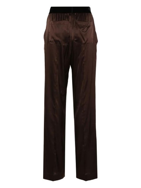 TOM FORD straight-leg pyjama bottoms - Brown - zdjęcie produktu nr 2