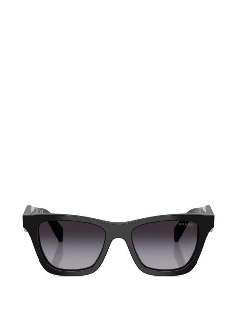 Prada Eyewear geometric-frame sunglasses - Black - zdjęcie produktu nr 1
