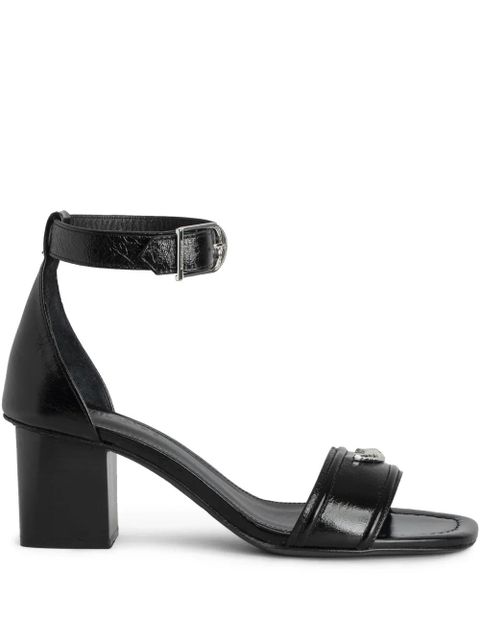 Zadig&Voltaire 63mm Caprese Wings sandals - Black - zdjęcie produktu nr 1