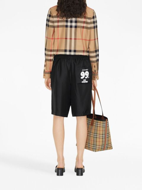 Burberry Vintage Check cotton shirt - Neutrals - zdjęcie produktu nr 2