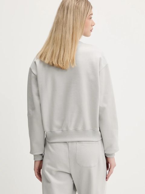 Karl Lagerfeld Jeans bluza bawełniana damska kolor szary z nadrukiem A1W20006