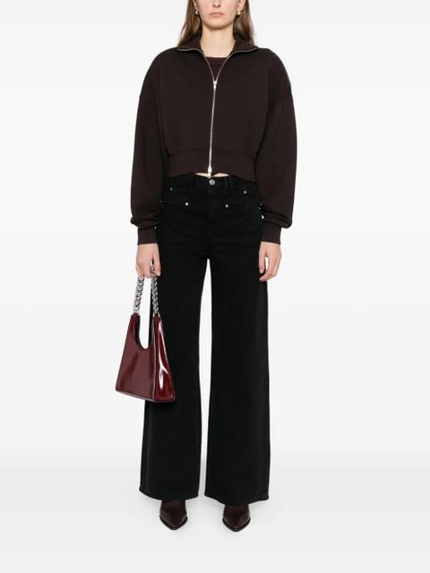 AGOLDE zip-fastening jacket - Brown - zdjęcie produktu nr 2