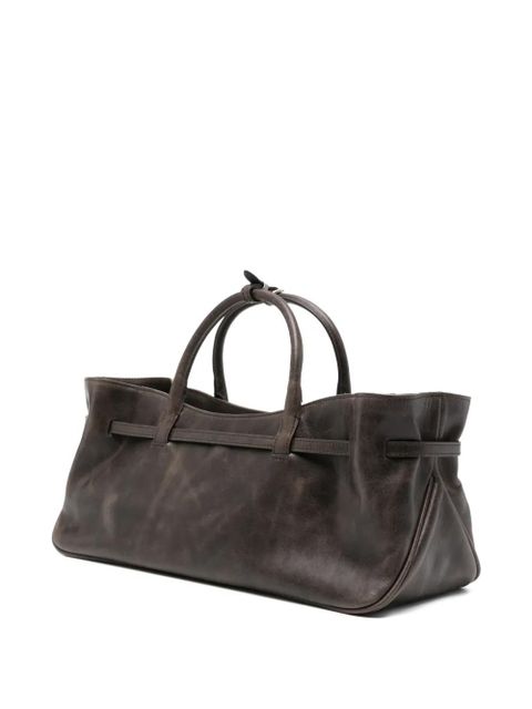 Marge Sherwood buckle-detail tote bag - Brown