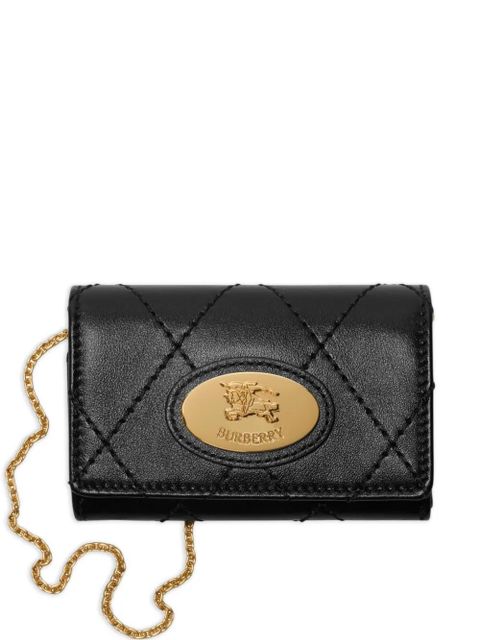 Burberry quilted chain card holder - Black - zdjęcie produktu nr 1