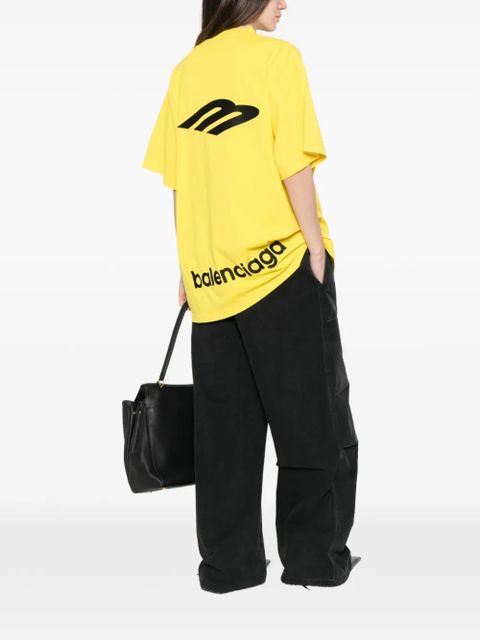Balenciaga logo T-shirt - Yellow - zdjęcie produktu nr 2
