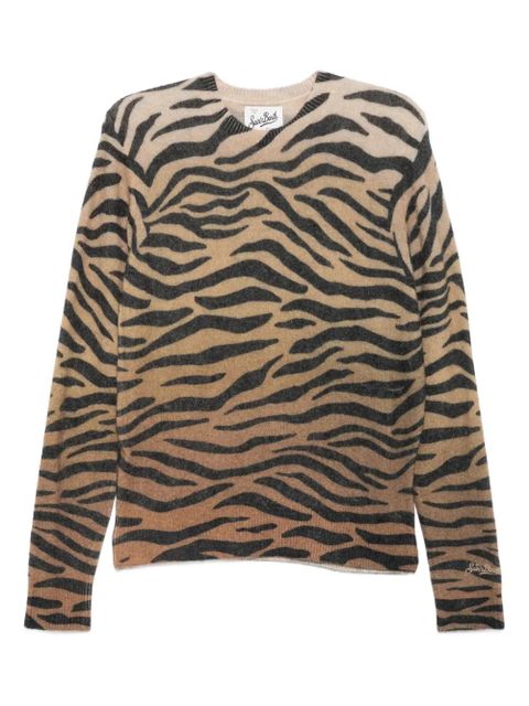 MC2 Saint Barth New Queen animal-print sweater - Neutrals - zdjęcie produktu nr 1