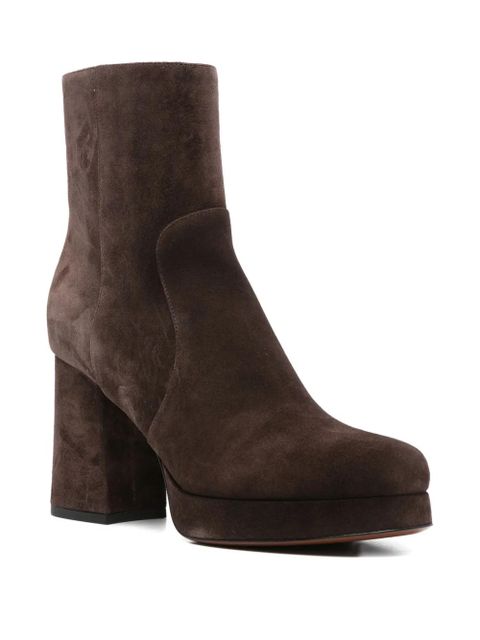 Valentino Garavani 90mm Fawcette platform boots - Brown