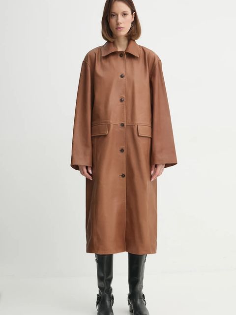 Herskind płaszcz skórzany Halston - zdjęcie produktu nr 1